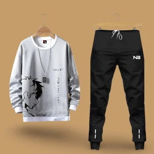 Men Cotton Blend Kurta Pyjama Set